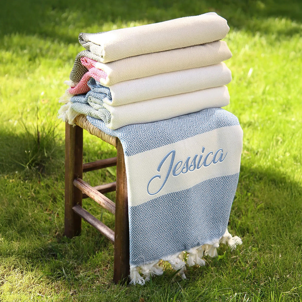 A Girl Trip - Personalized Monogrammed Beach Towel