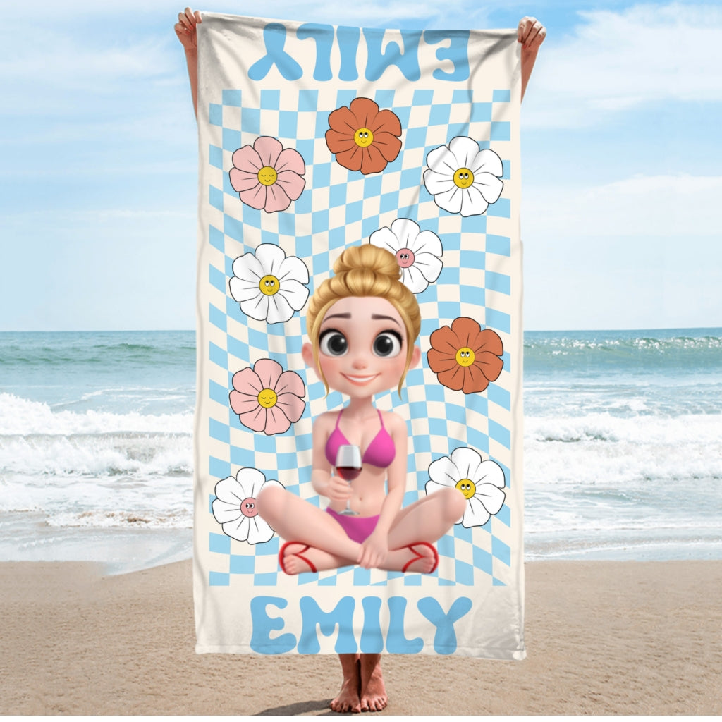 Best Trip Ever - Personalized Beach Towel