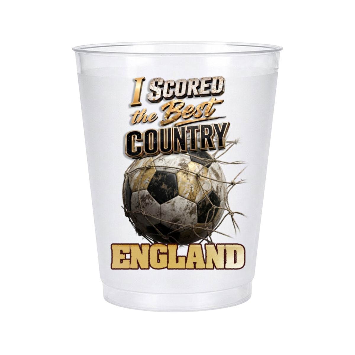 We Scored The Best Country - Personalized Frosted Cup