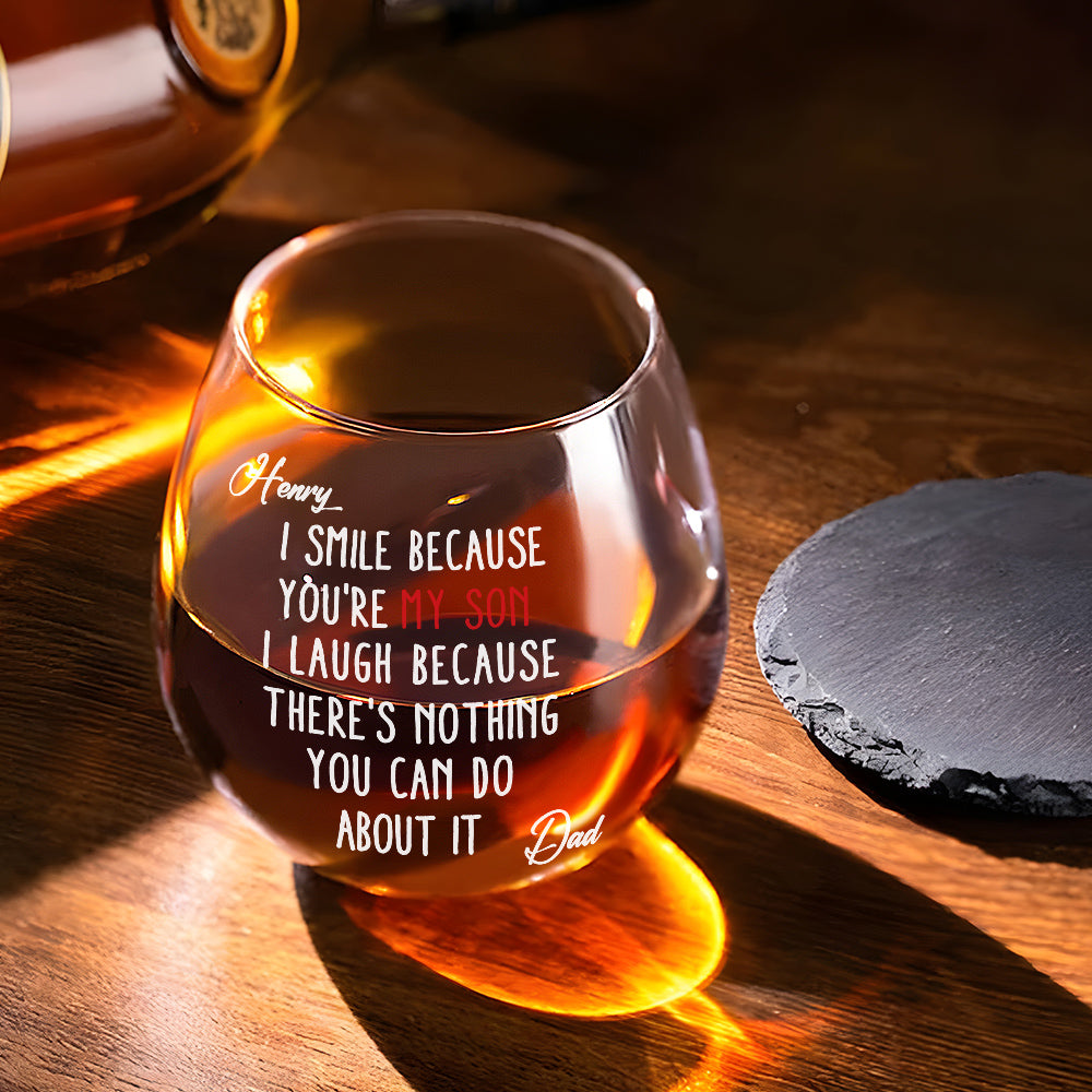 Lovely Daughter - Personalized Wine Glass