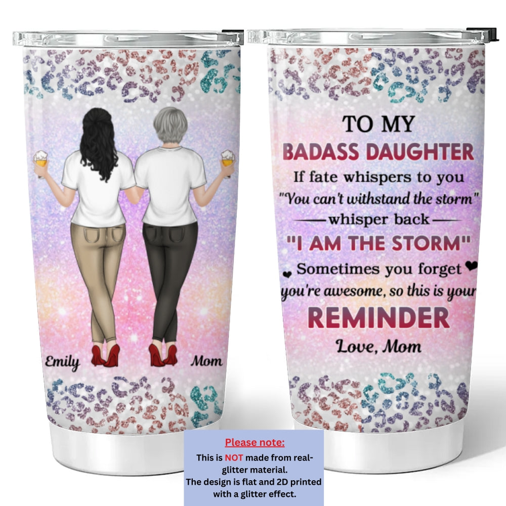 Dear Daughter Keep Slaying - Personalized Tumbler