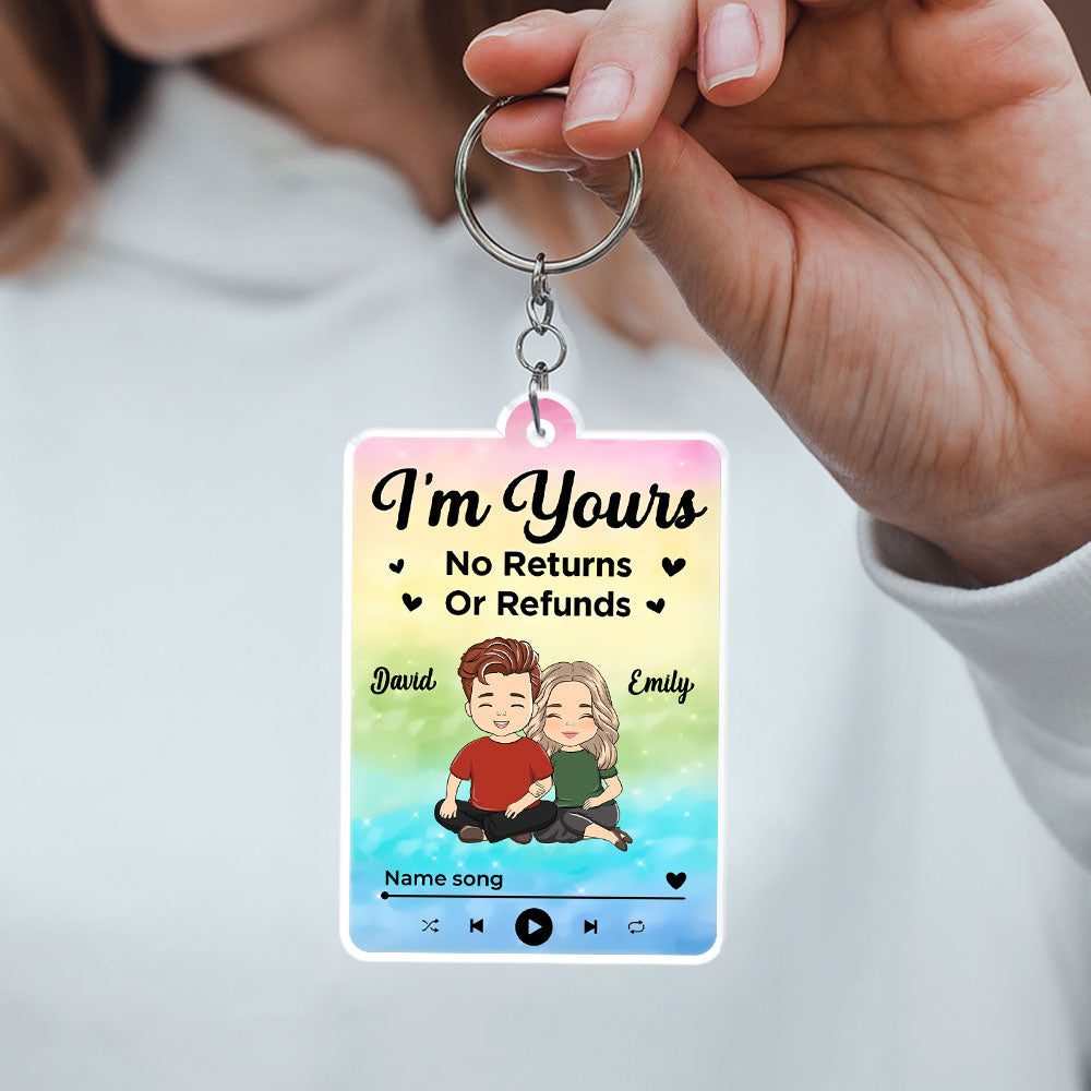 Couple Favorite Song - Personalized Acrylic Keychain
