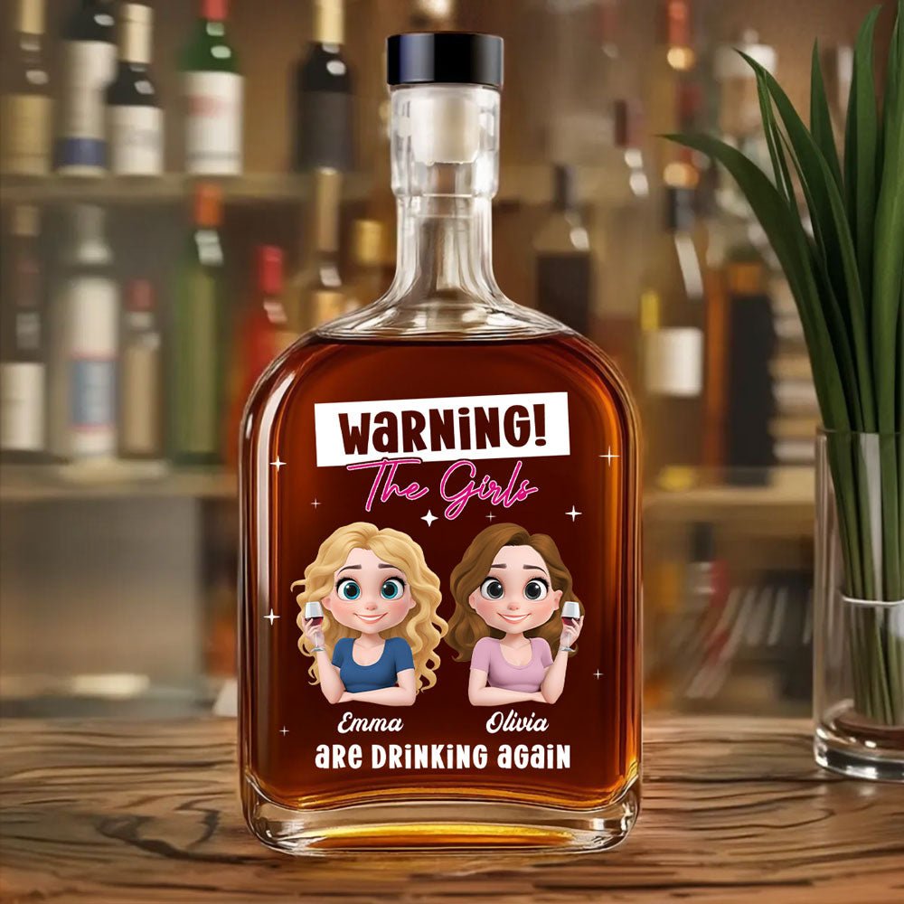 Drinking Alert - Personalized Spirits Decanter