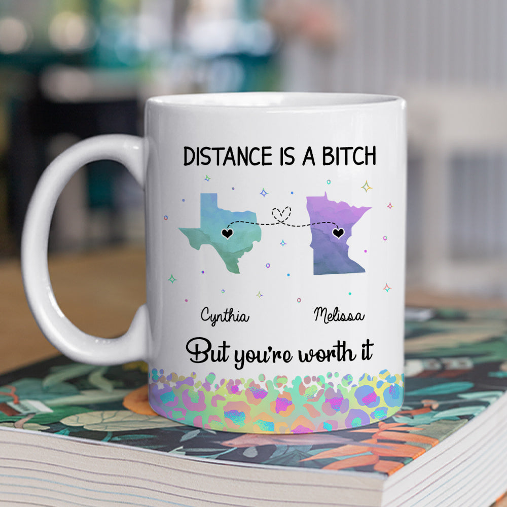 Custom Best Friend, Christmas & Birthday Friendship Keepsake Gift • You Are Worth It - Personalized Coffee Mug