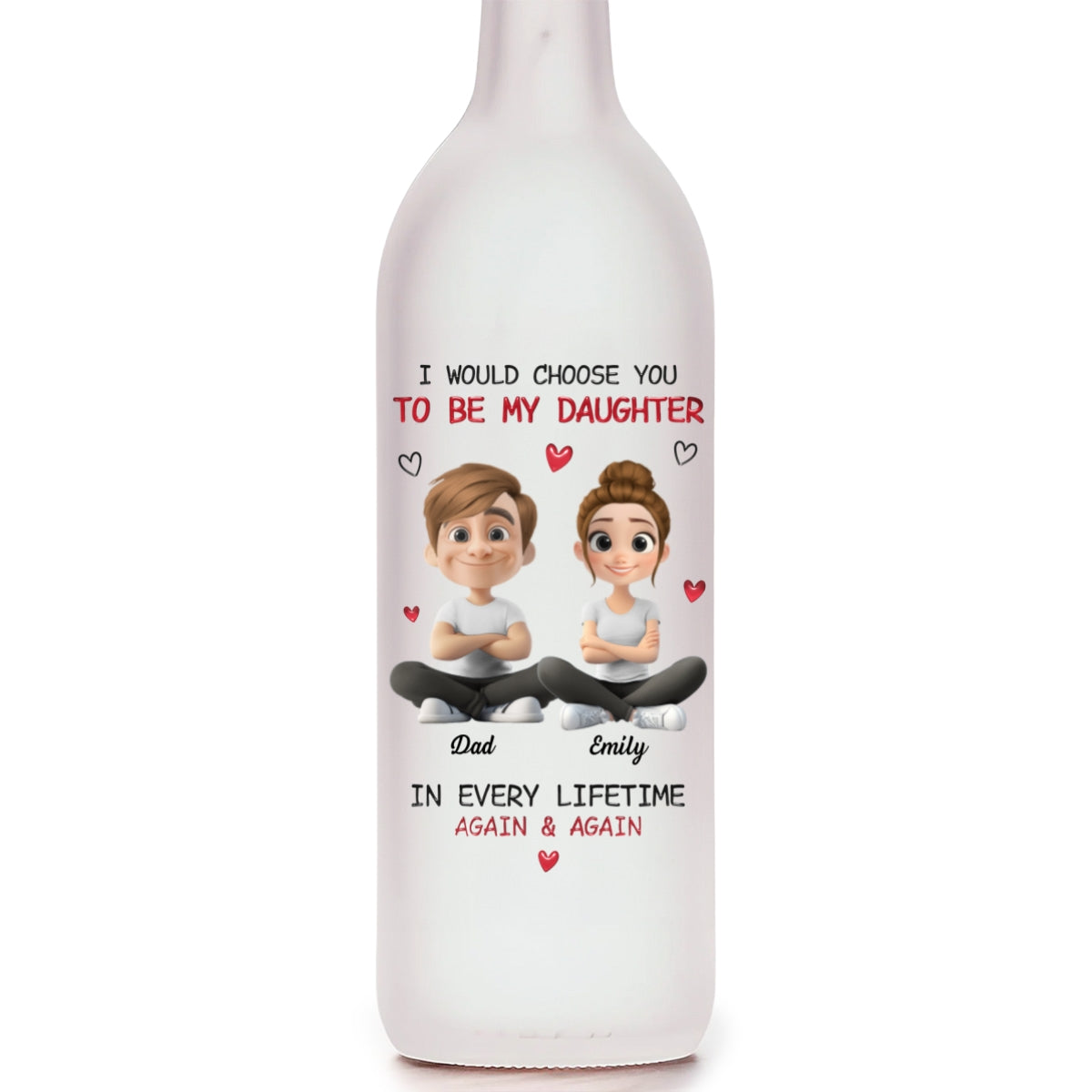 Always Choose You - Personalized Bottle Lamp