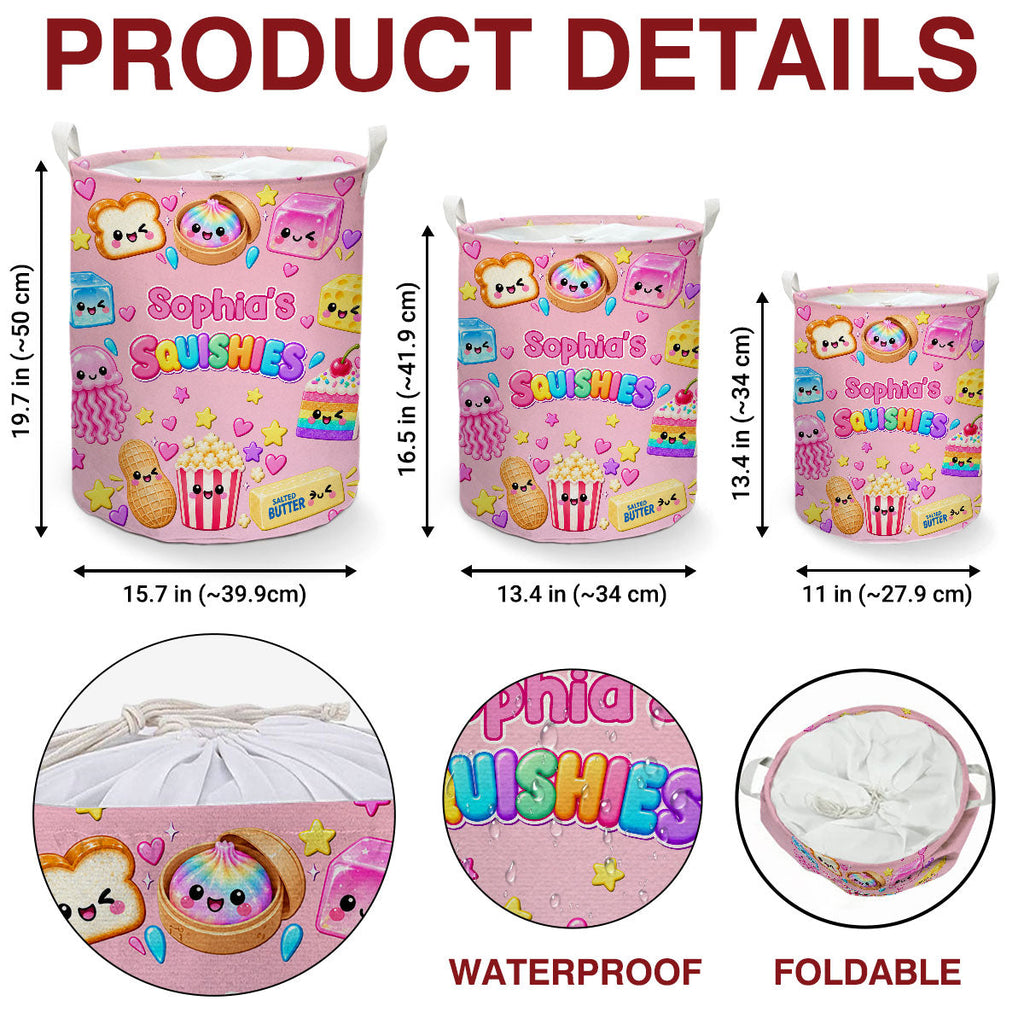 Squishy Love Lives Right Here - Personalized Basket