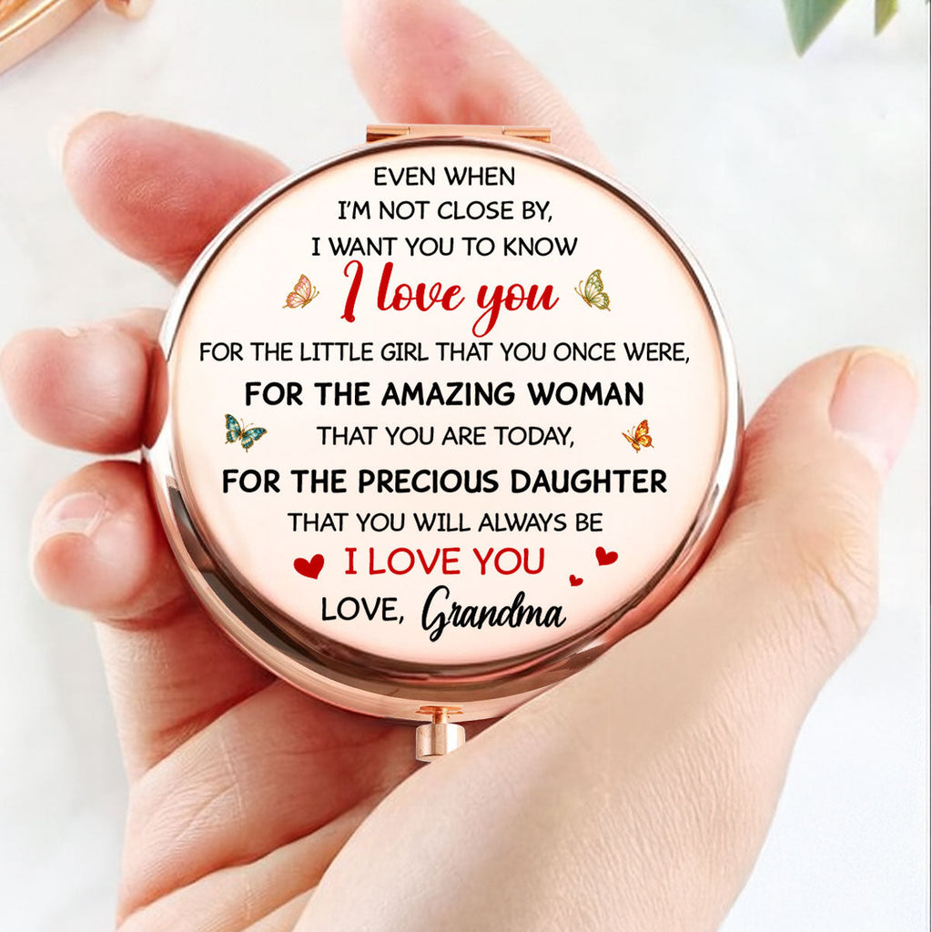 For The Little Girl - Personalized Compact Mirror