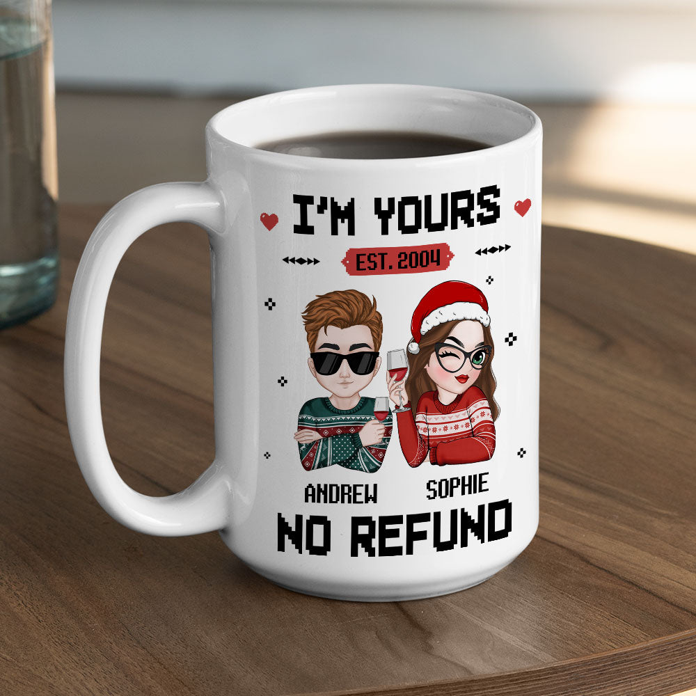 Custom Anniversary Keepsake Gifts For Couple • I Am Yours - Personalized Coffee Mug