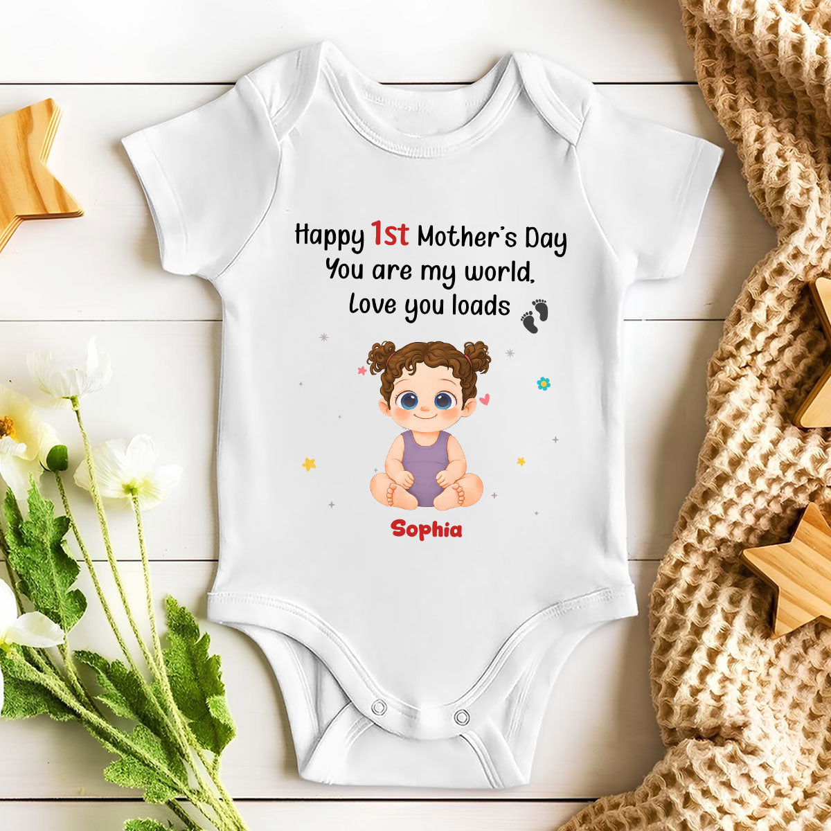 You Are My World - Personalized Baby Onesie