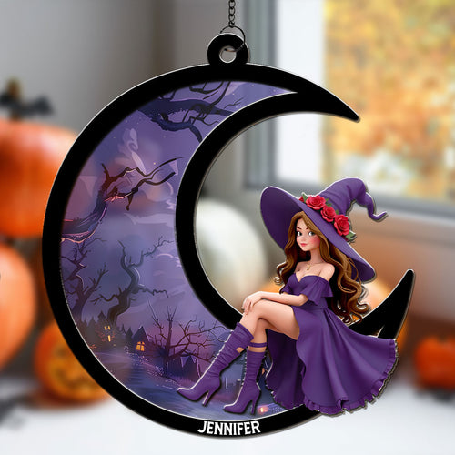 A Beauty Born Of Night - Personalized Suncatcher
