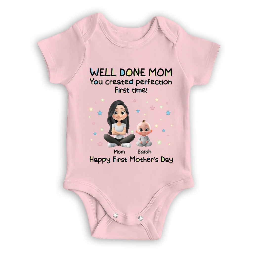 You Created Perfection - Personalized Baby Onesie