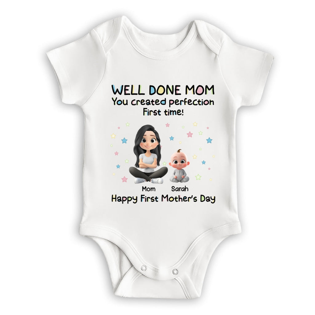 You Created Perfection - Personalized Baby Onesie