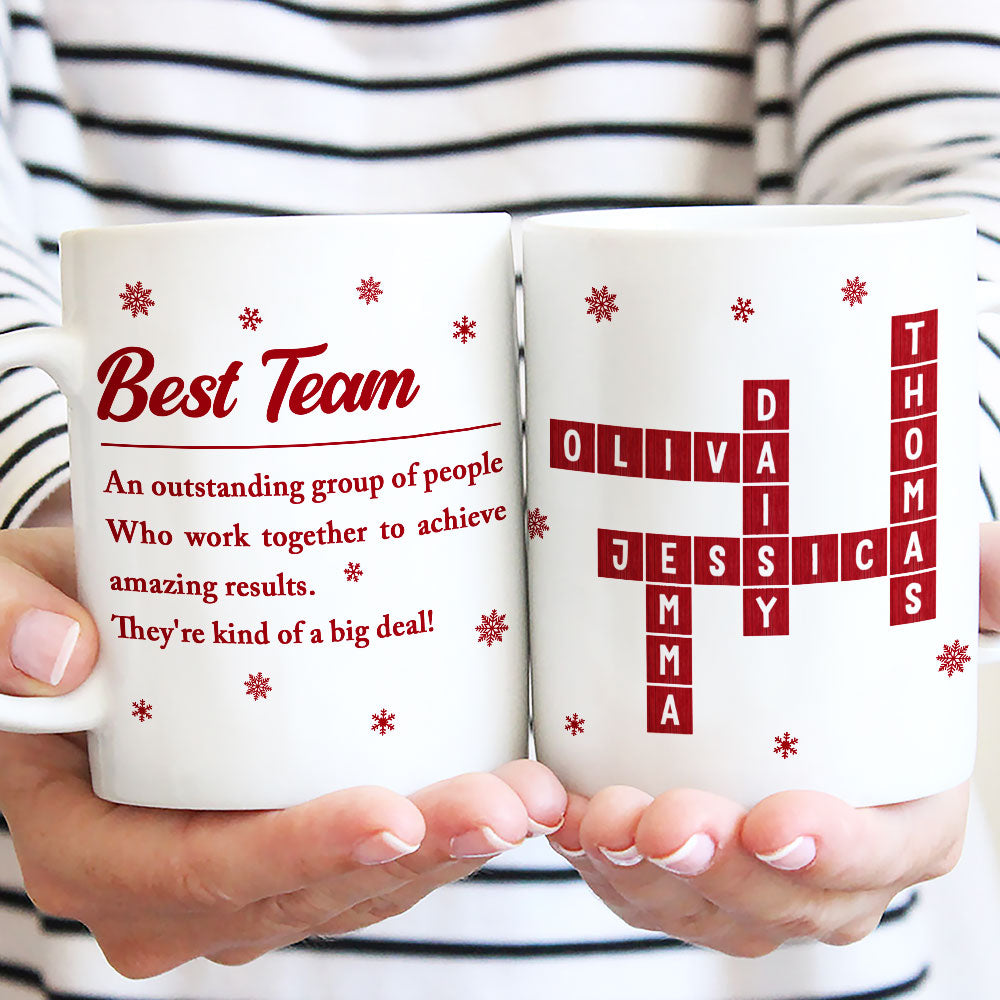 Custom Coworker, Christmas & Birthday Team Appreciation Gift • Kind Of A Big Deal - Personalized Coffee Mug