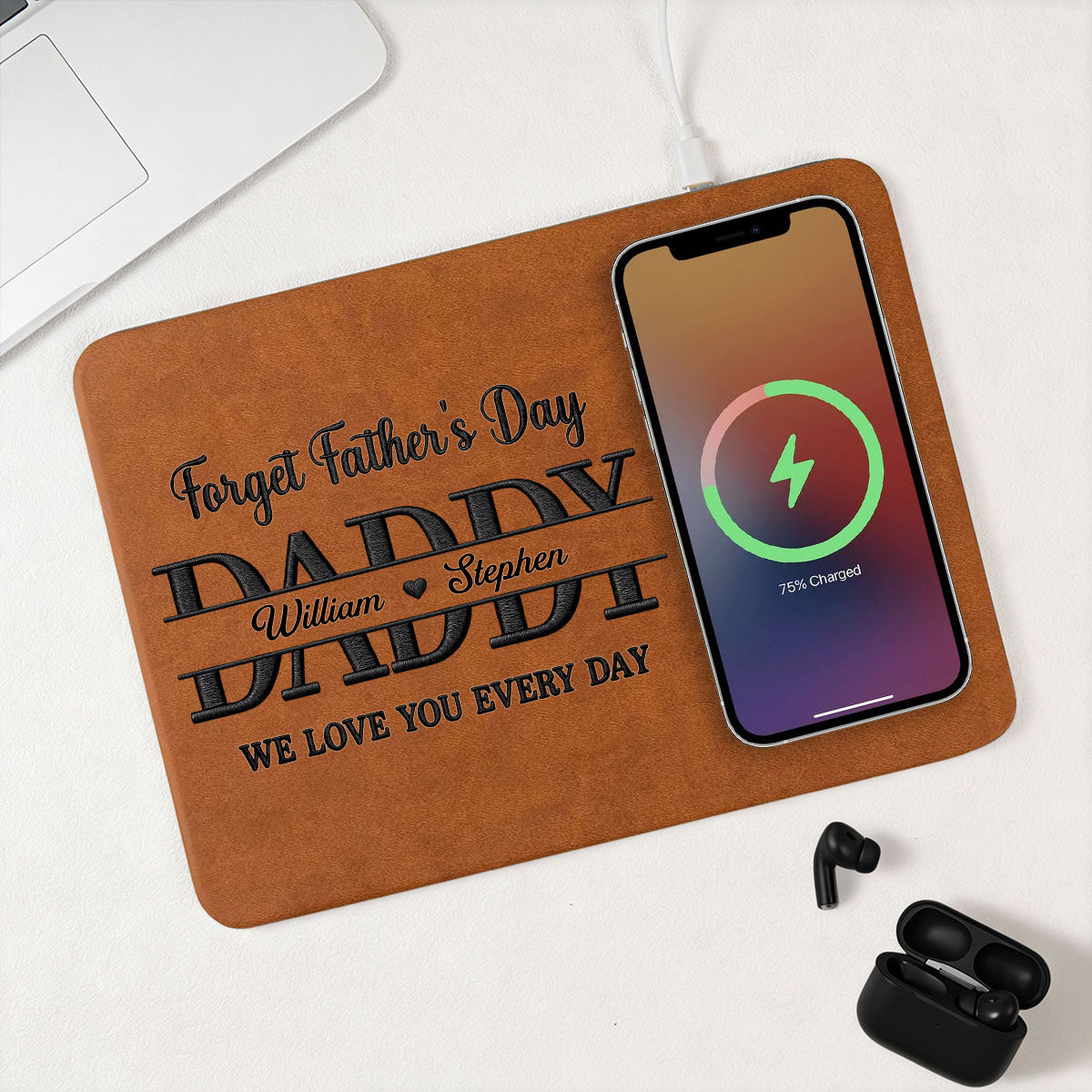 We Love You Every Day - Personalized Charging Mat