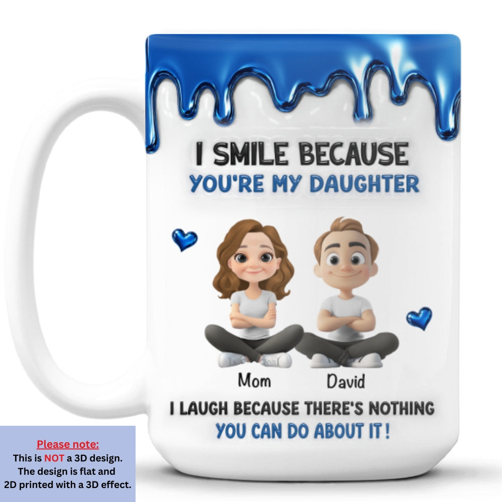 Custom Christmas & Birthday Gift for Son • Because You Are My Son - Personalized 3D Inflated Effect Mug