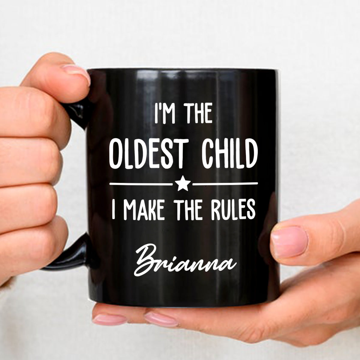 Custom Christmas & Birthday Gift for Brother & Sister • Birth Order Says It All - Personalized Coffee Mug