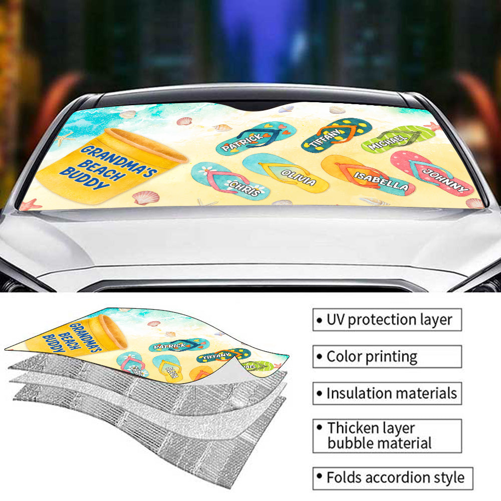 Grandma Beach Buddy - Personalized Car Sunshade