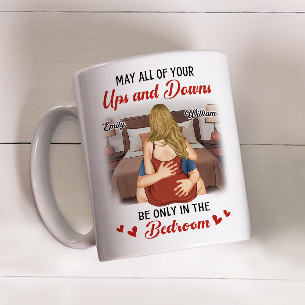 Custom Anniversary Keepsake Gifts For Couple • Ups And Downs - Personalized Coffee Mug
