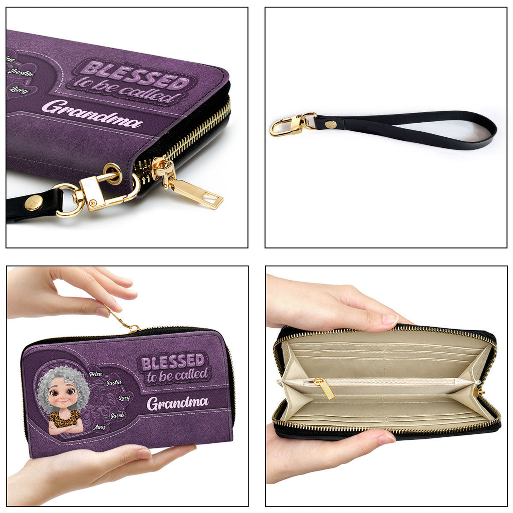 Blessed Mimi - Personalized Leather Wallet