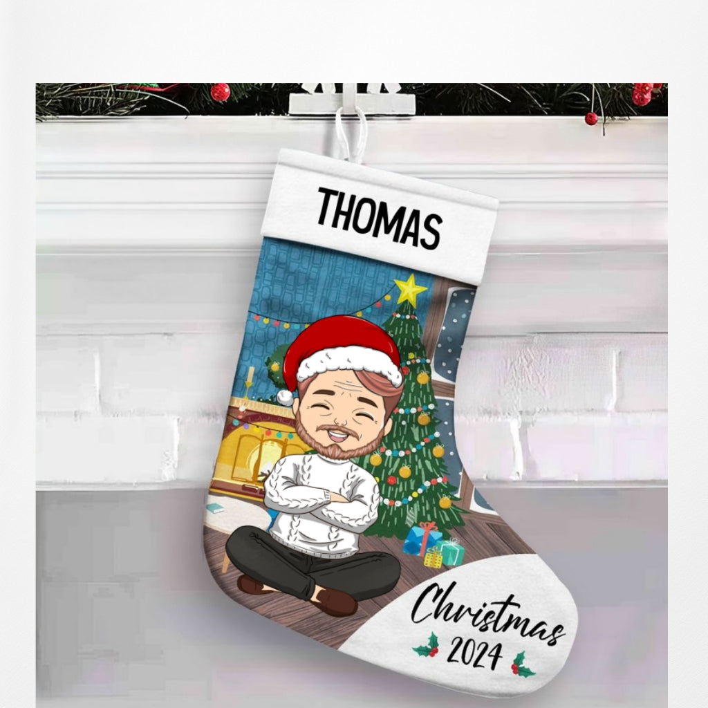 Custom Family Christmas Gifts, for Family Members, Holiday Decor • Family Christmas 2024 - Personalized Christmas Stocking