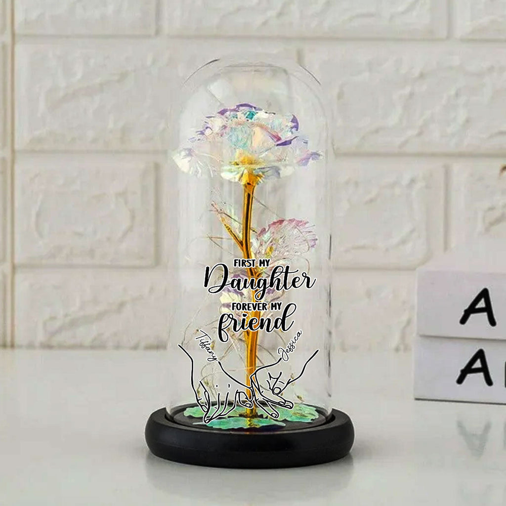 Forever My Friend - Personalized Sparkly Rose