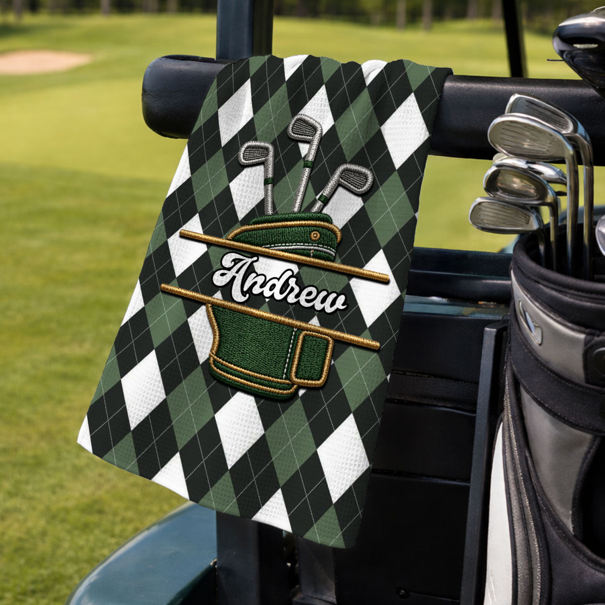 Golf Club - Personalized Golf Towel