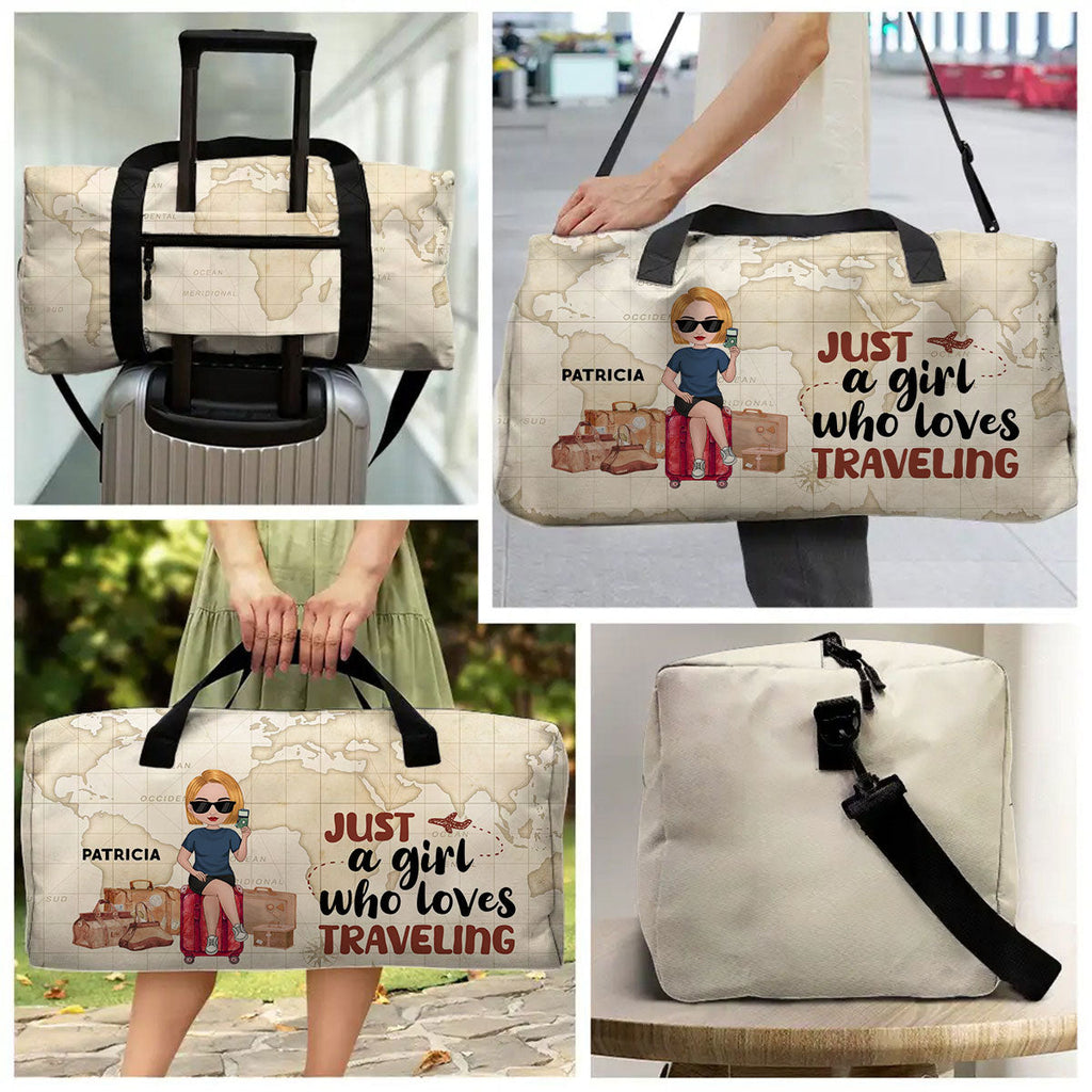 Travel Is My Therapy - Personalized Duffle Bag