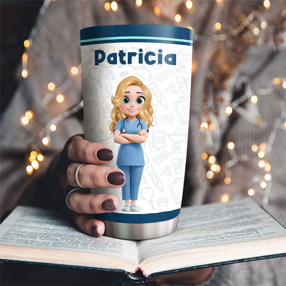 Proud To Be A Nurse - Personalized Tumbler