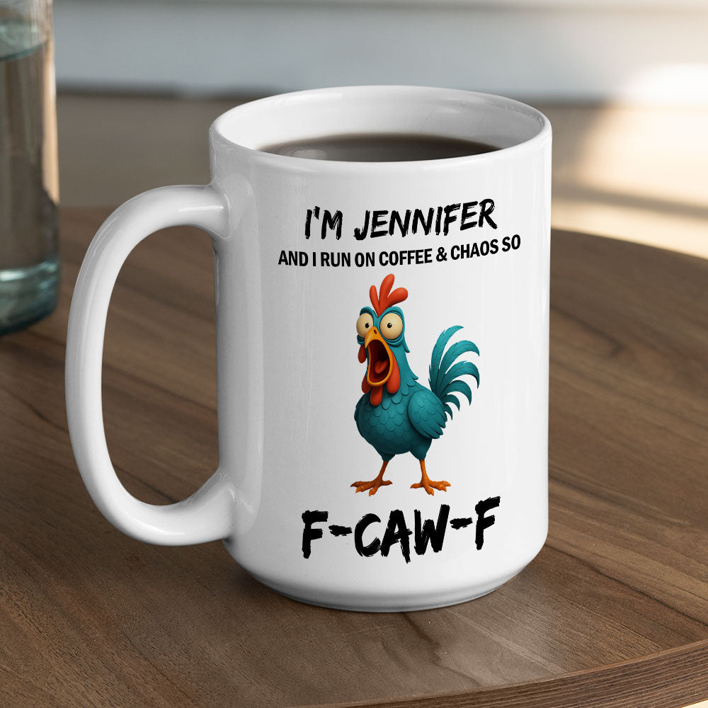 Custom Coworker, Christmas & Birthday Team Appreciation Gift • Coffee And Chaos - Personalized Coffee Mug