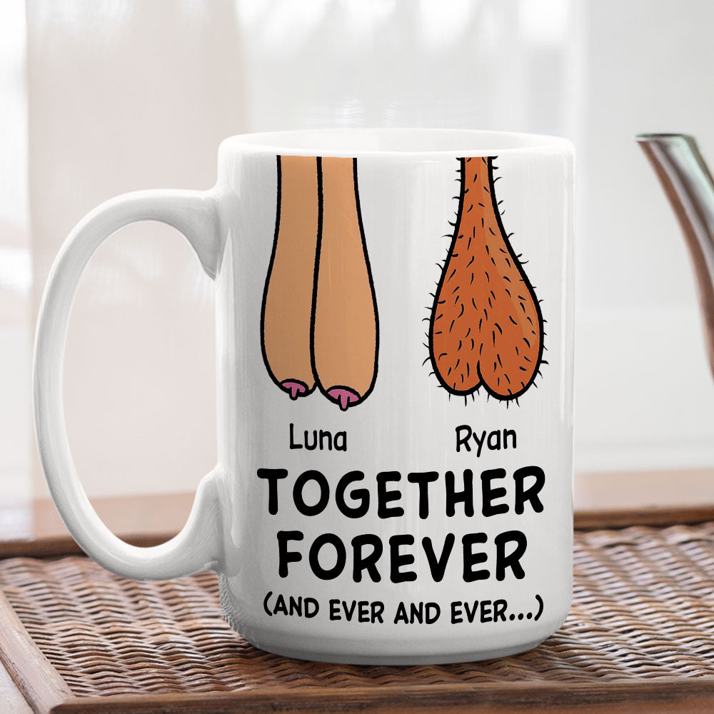 Custom Anniversary Keepsake Gifts For Couple • Together Forever - Personalized Coffee Mug