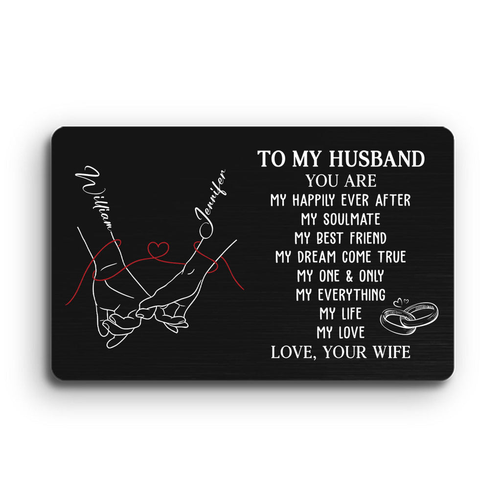 My Life My Love - Personalized Wallet Card