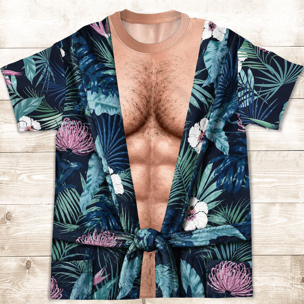 Custom Christmas Anniversary Keepsake Gifts For Husband • Hawaii Tropical - Personalized All-over-print T-shirt