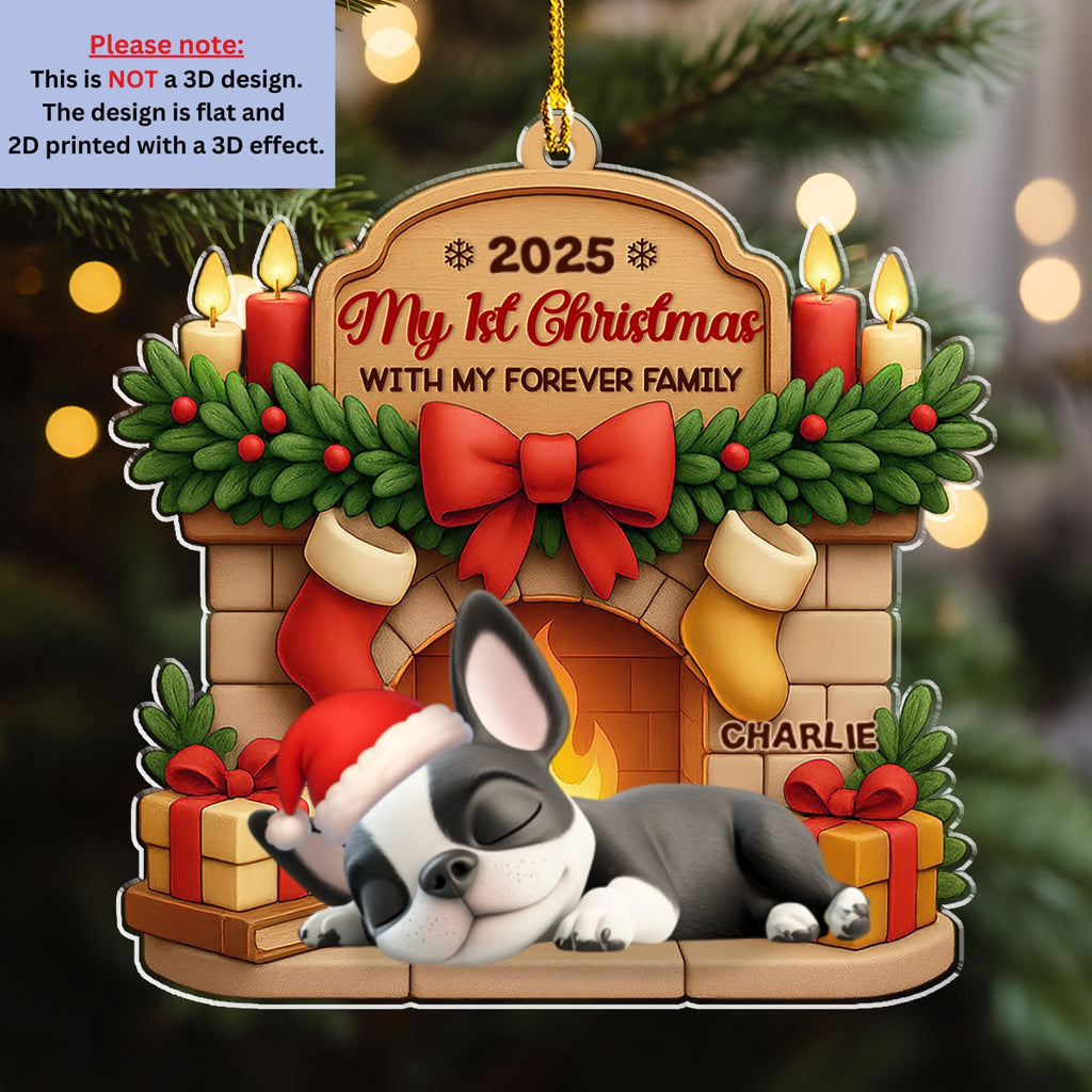 Custom Keepsake Christmas Ornament •  As A Family Member - Personalized 3D Effect Acrylic Ornament