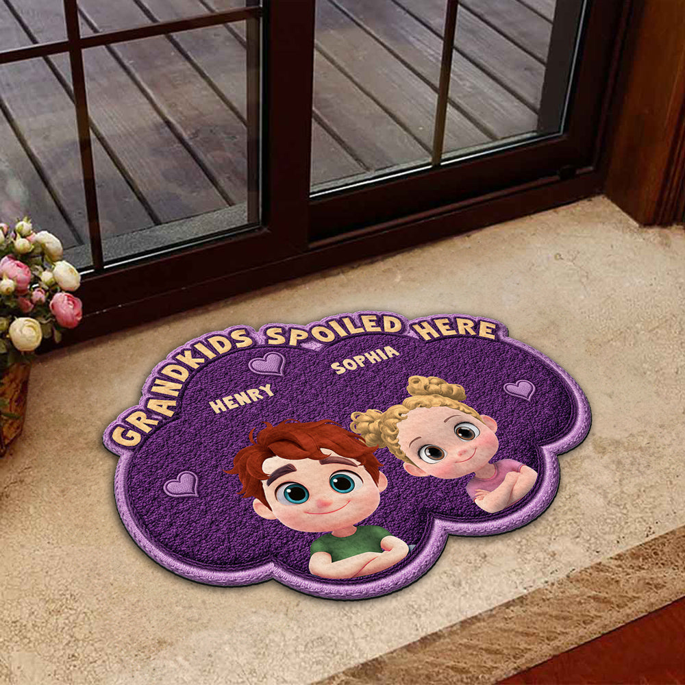 Grandmas Little Makers Multicolor - Personalized Doormat