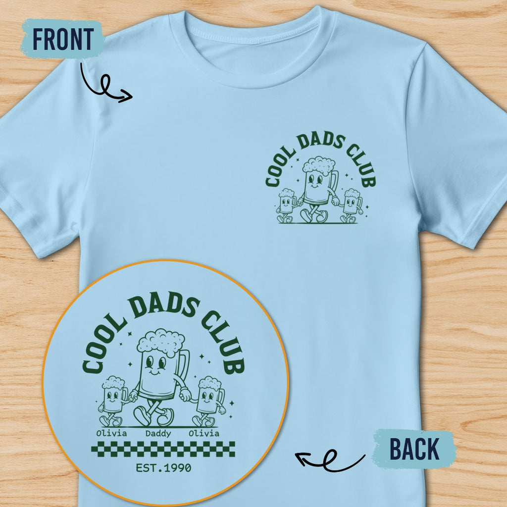 Custom Father's Day, Special Gift for Dad & Grandpa • Raising Kids Staying Cool - Personalized Shirt