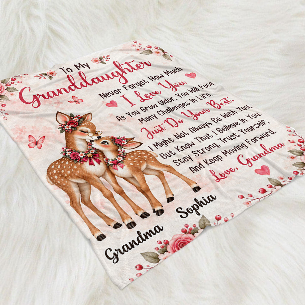Just Do Your Best - Personalized Fleece Blanket