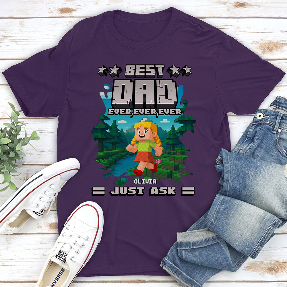 Custom Father's Day, Special Gift for Dad & Grandpa • Best Papa Ever Ever - Personalized Shirt