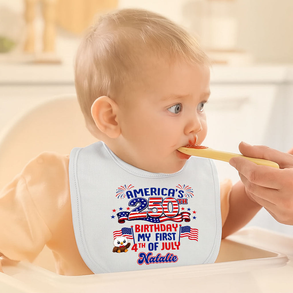 The First I Will Remember - Personalized Baby Bib