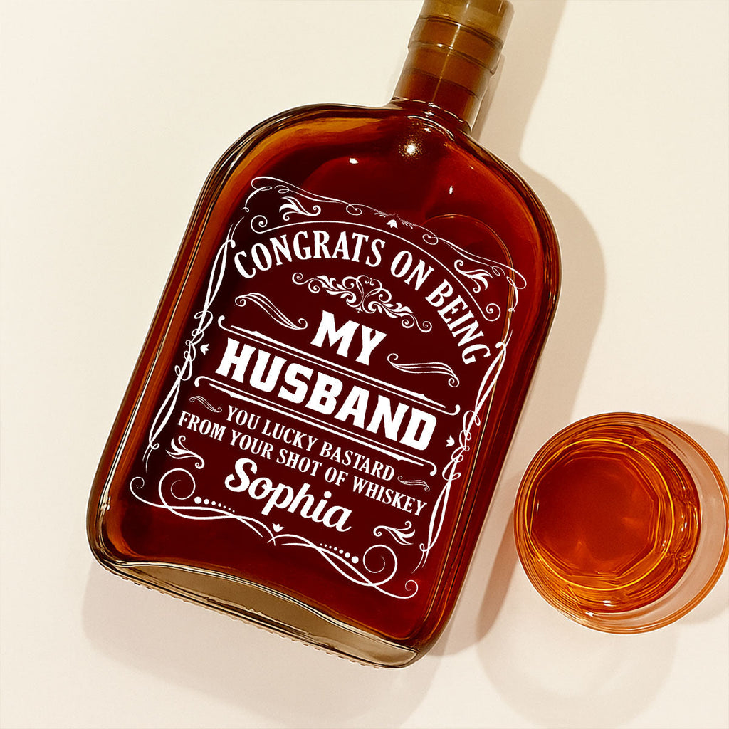 Being My Husband - Personalized Spirits Decanter