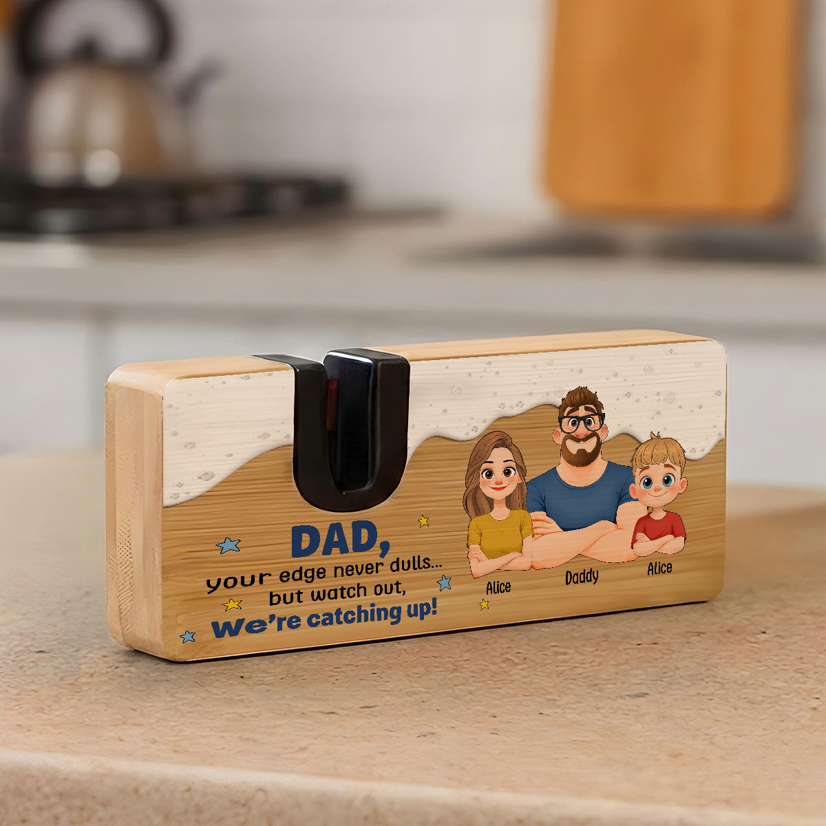 Watch Out Im Catching Up - Personalized Opener Sharpener Stowel