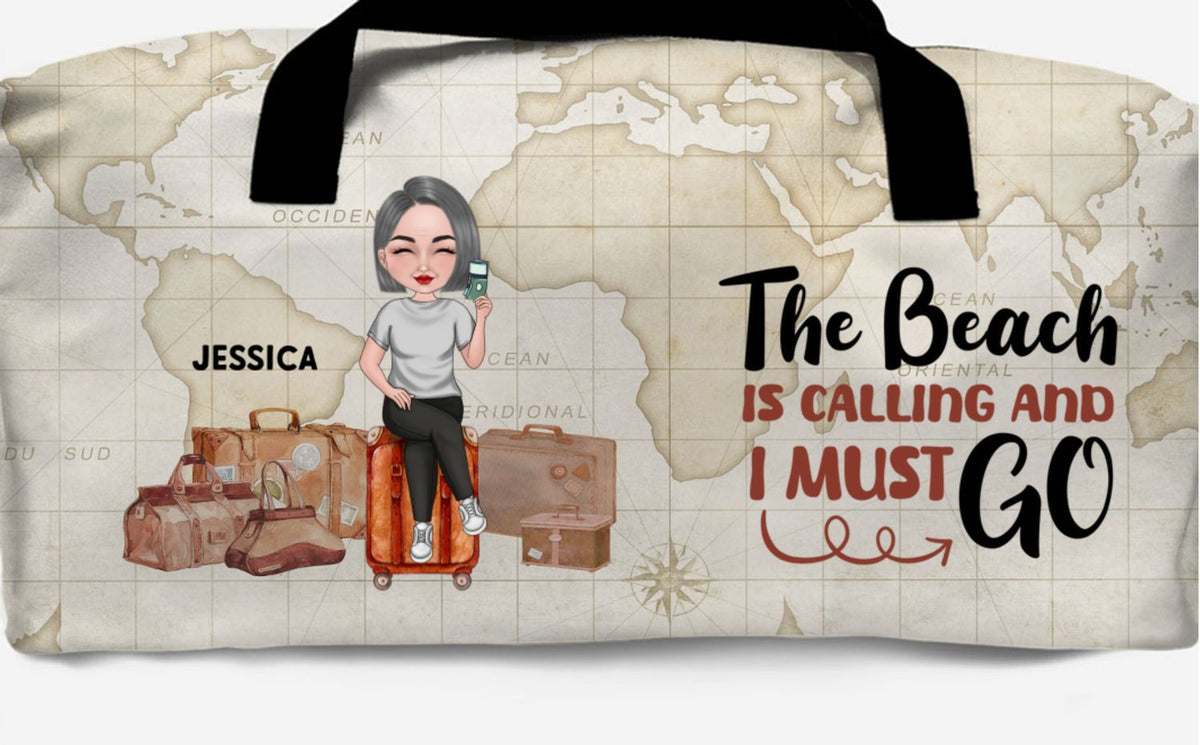 Travel Is My Therapy - Personalized Duffle Bag