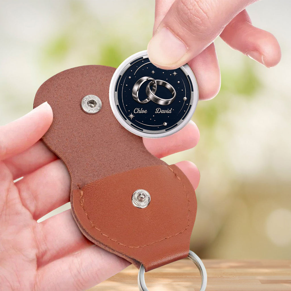 Custom Coin Keychain, Mother's Father's Day Birthday Gift Keepsake • My Everything - Personalized Pocket Hug