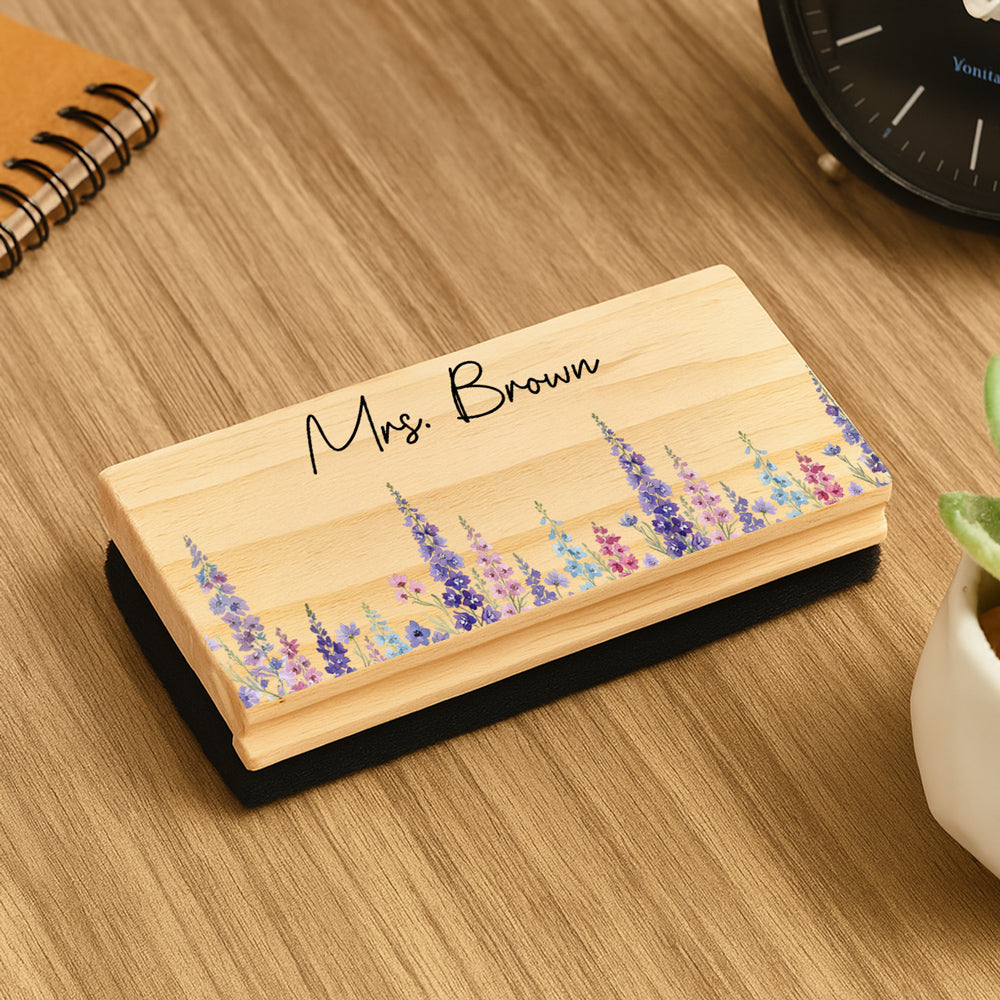 Birth Flower - Personalized Whiteboard Eraser
