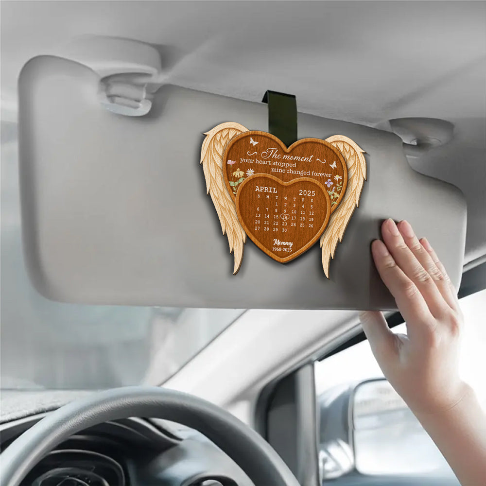 The Moment - Personalized Car Visor Clip