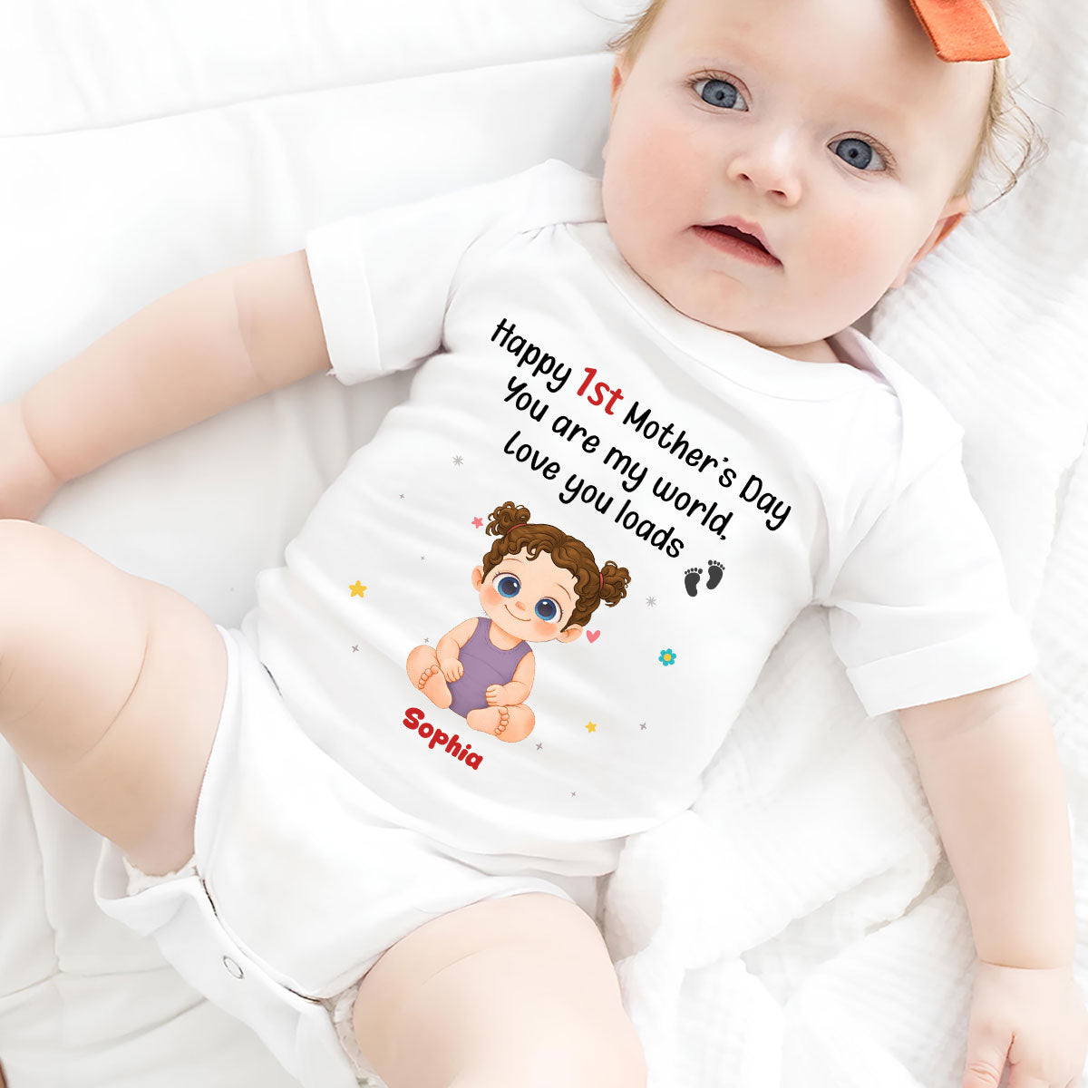 You Are My World - Personalized Baby Onesie