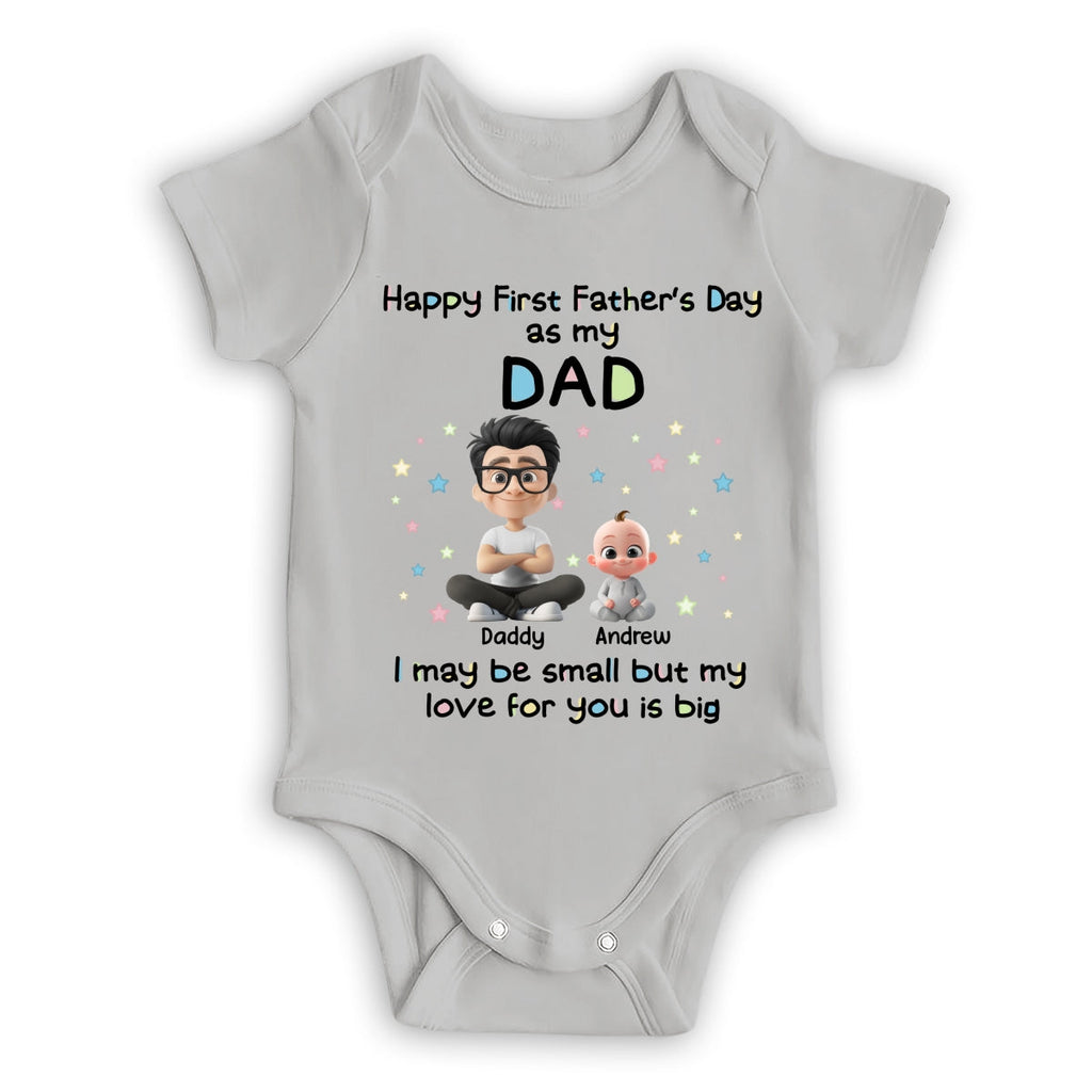 Our First Father Day - Personalized Baby Onesie