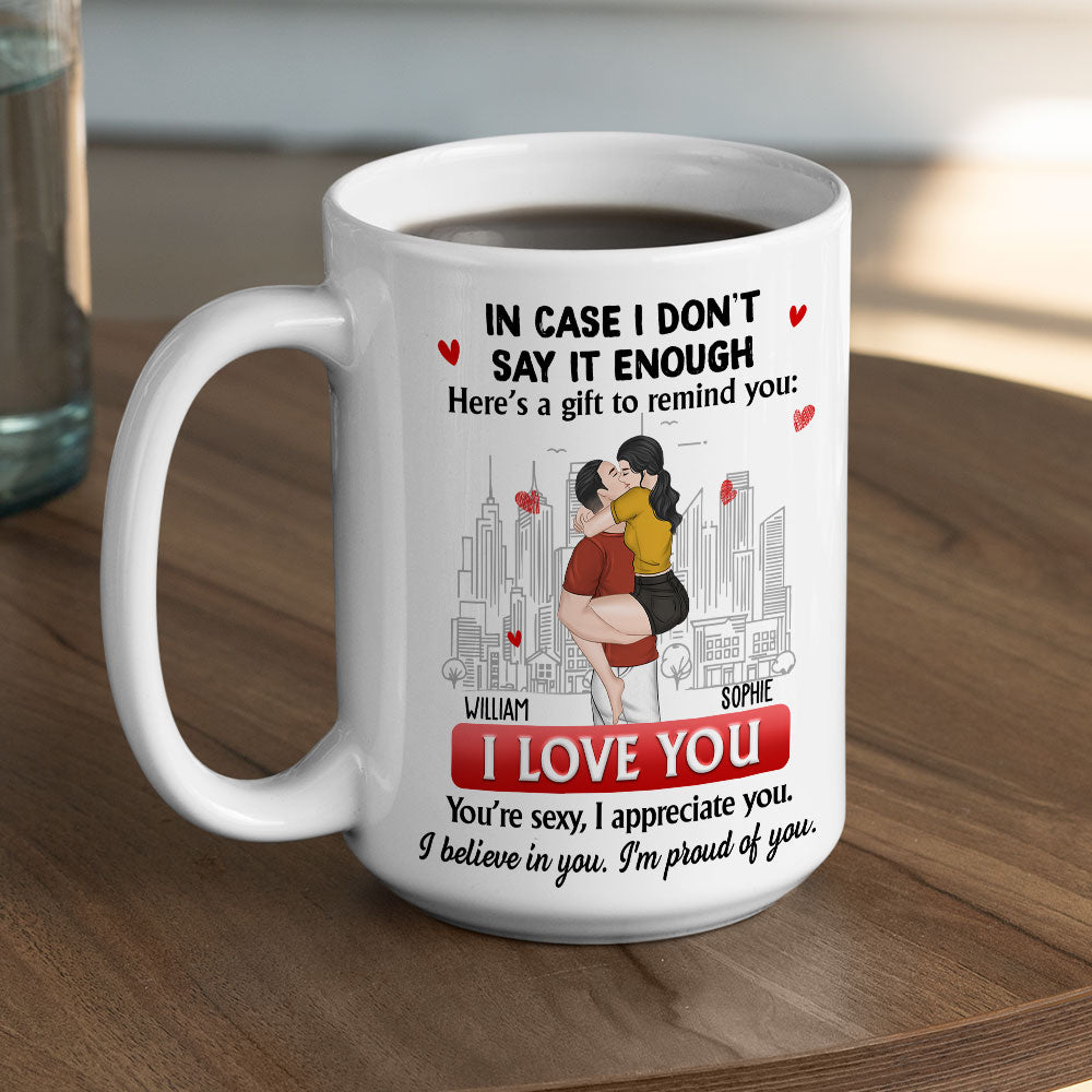 Custom Anniversary Keepsake Gifts For Couple • I Love You Always - Personalized Coffee Mug