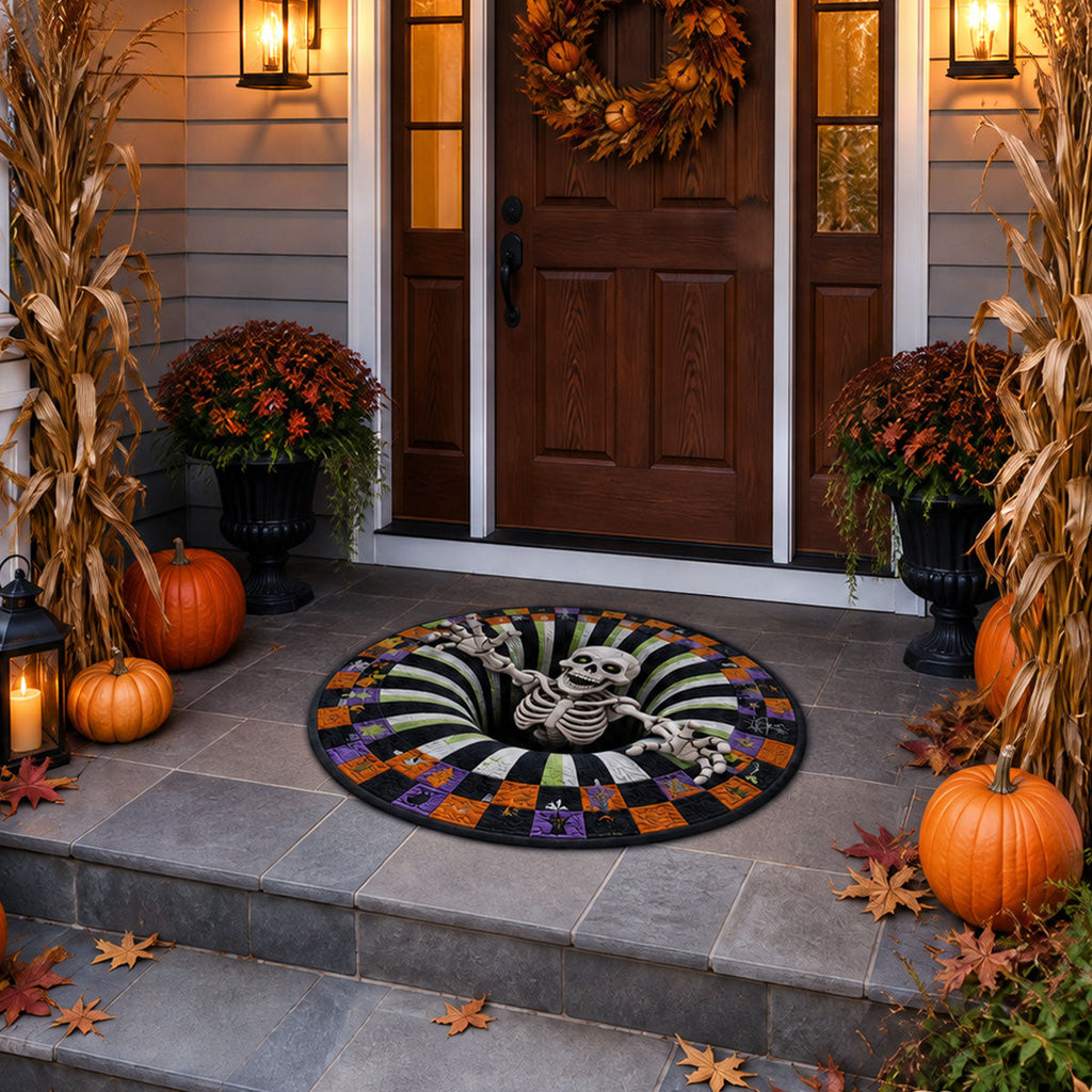 Spooky Season Runs In Family - Personalized Doormat