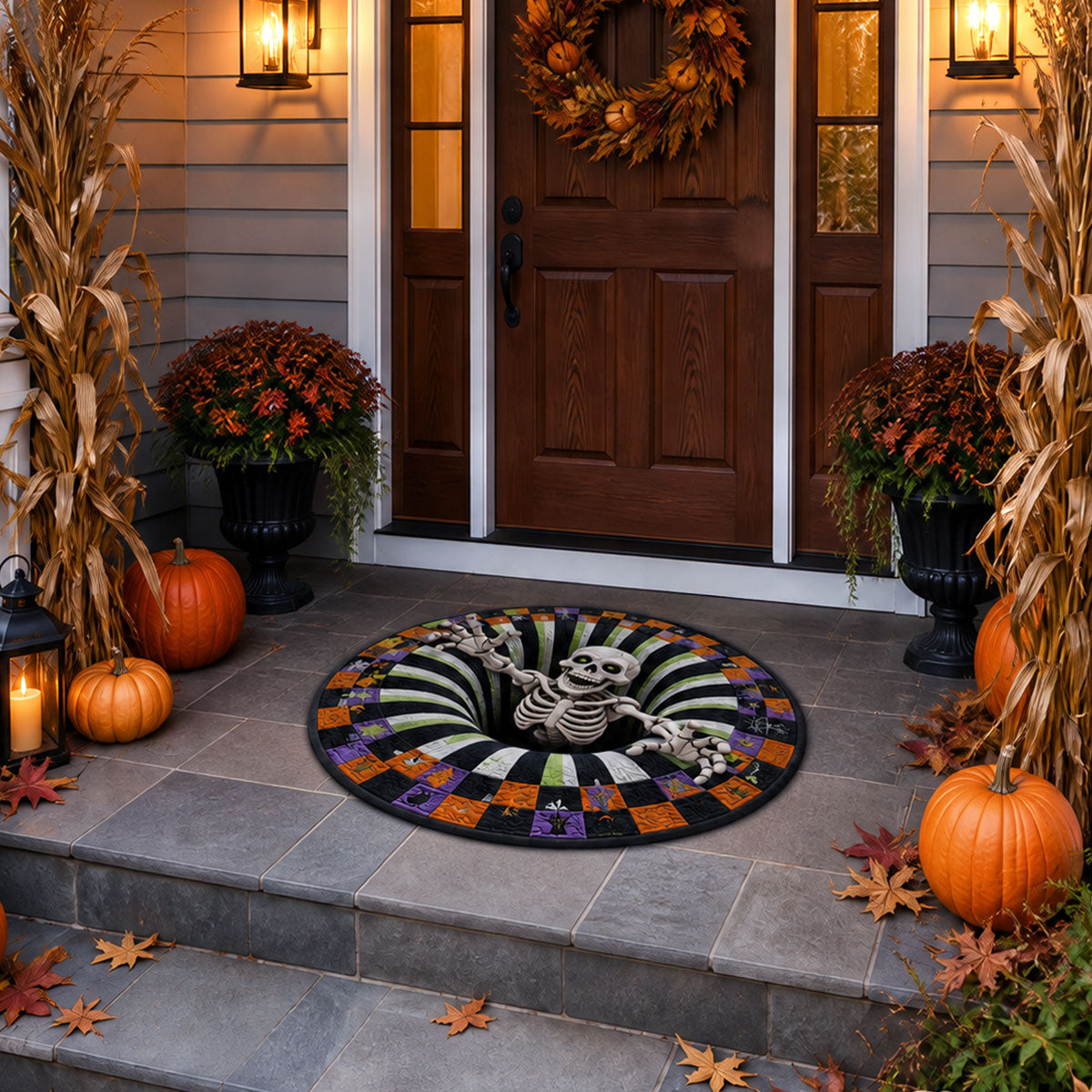 Spooky Season Runs In Family - Personalized Doormat