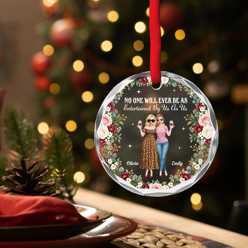 Custom Keepsake Christmas Ornament •  No One Like You - Personalized Glass Ornament